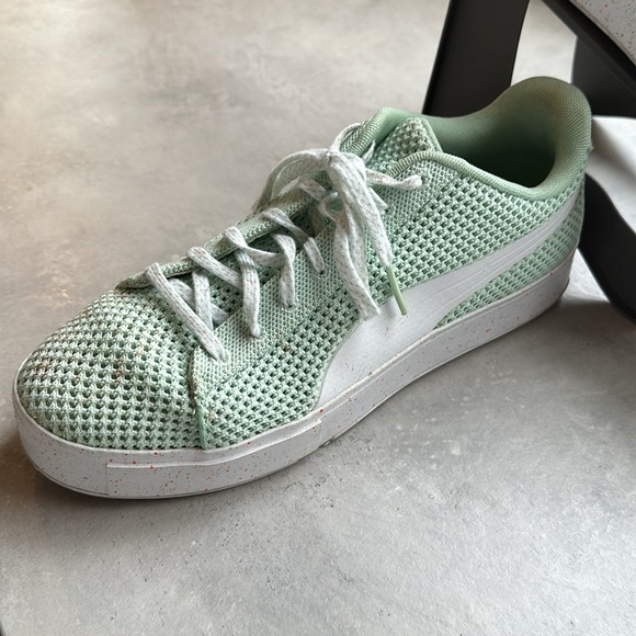 Puma mesh shoes in teal & orange - Picture 2 of 6